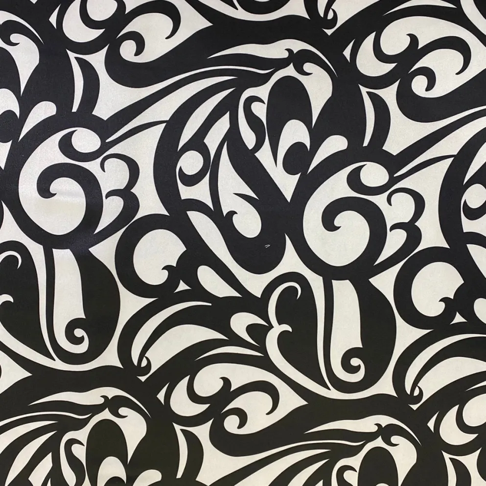 Abstract (Pucci) Table Linen in Black and White