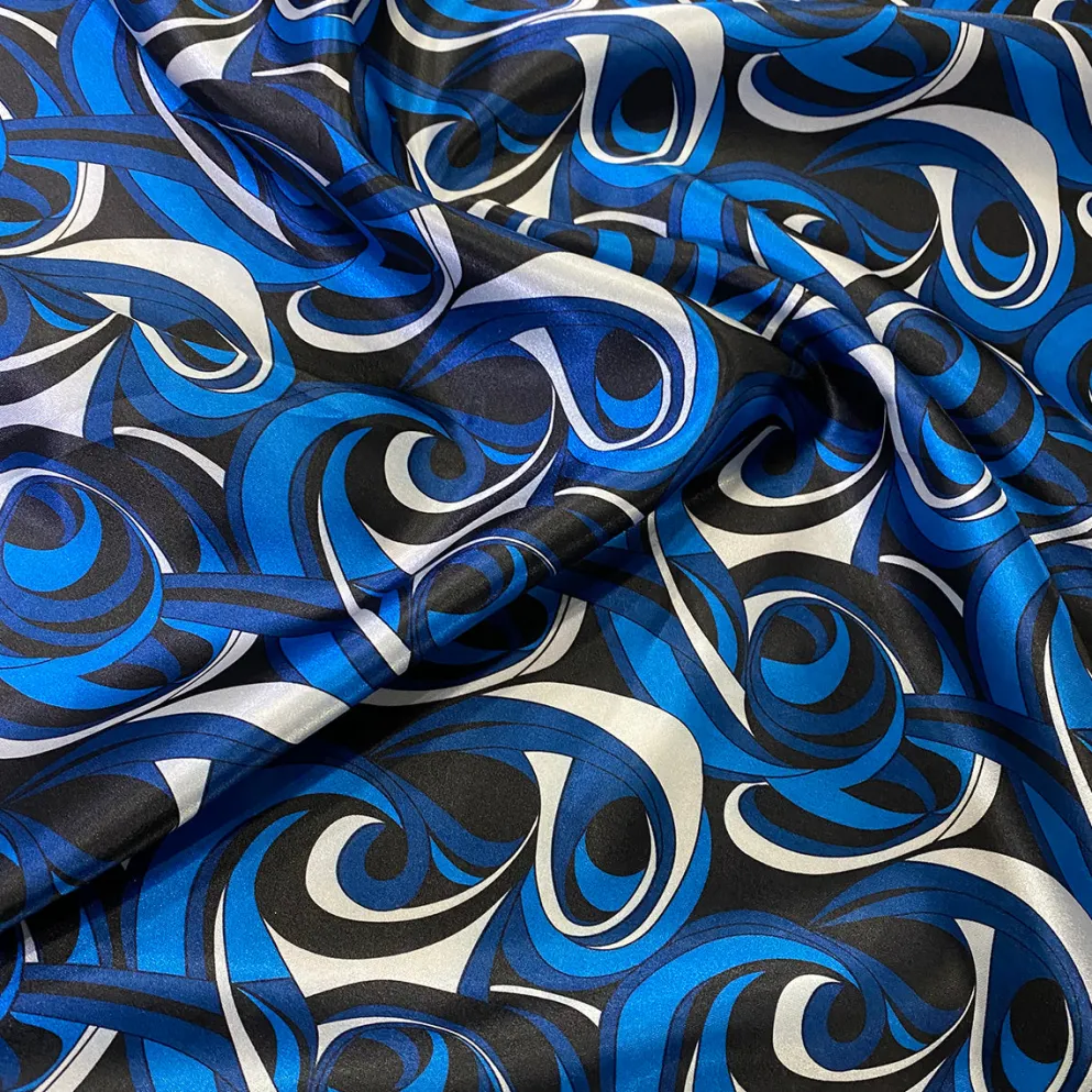 Abstract (Pucci) Table Linen in Bluey