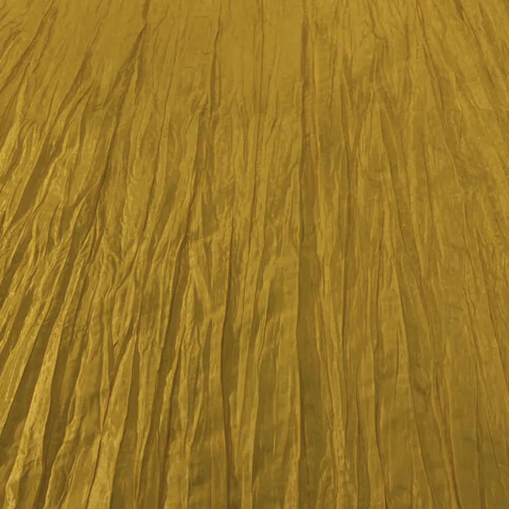 Accordion Taffeta Table Linen in Dijon 160