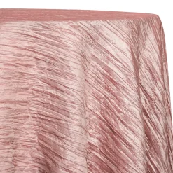 Accordion Taffeta Table Linen in Dusty Rose 085