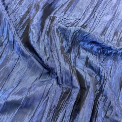 Accordion Taffeta Table Linen in Navy