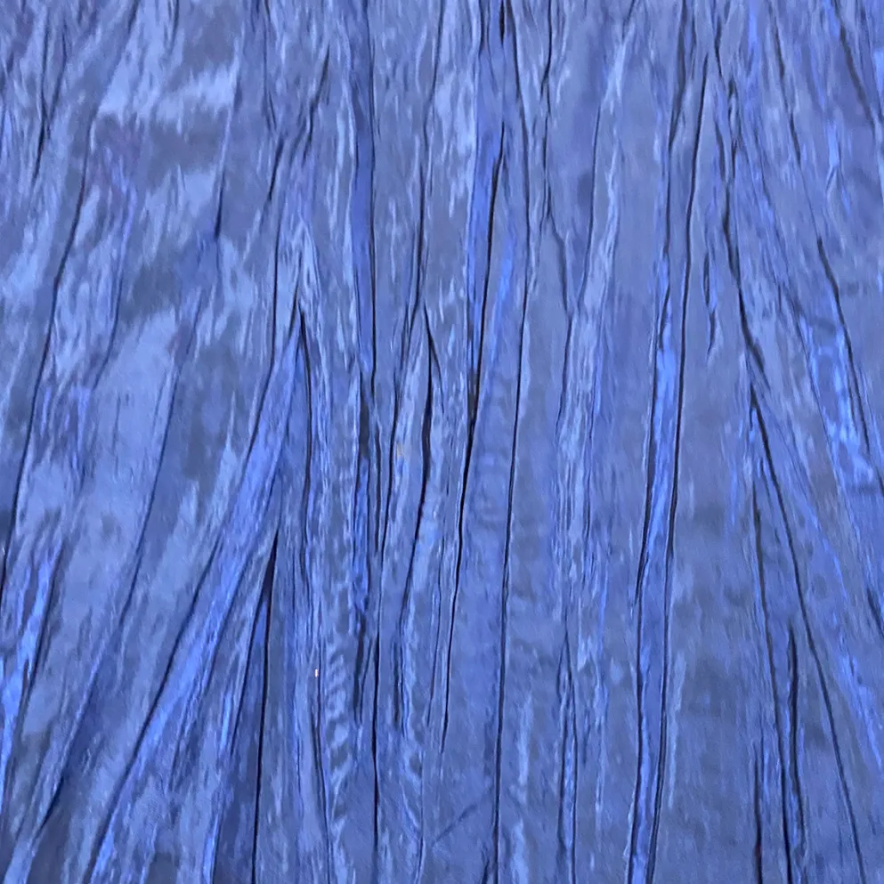 Accordion Taffeta Table Linen in Navy
