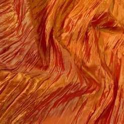 Accordion Taffeta Table Linen in Orange