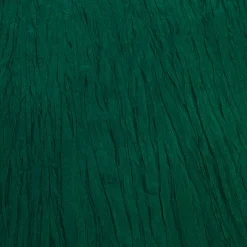 Accordion Taffeta Table Linen in Hunter Green