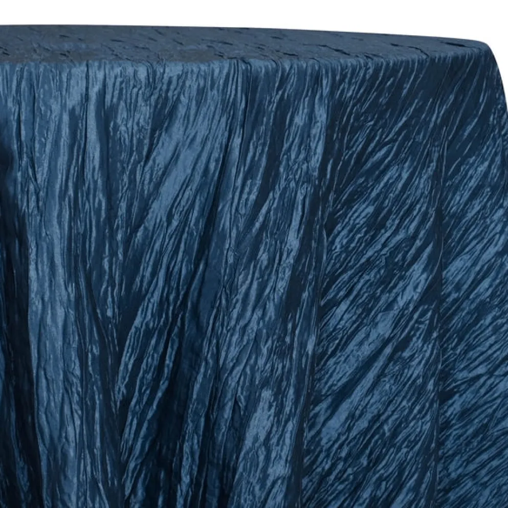 Accordion Taffeta Table Linen in Peacock
