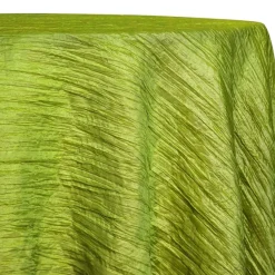 Accordion Taffeta Table Linen in Lime