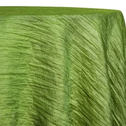 Accordion Taffeta Table Linen in Green