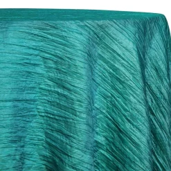 Accordion Taffeta Table Linen in Oasis