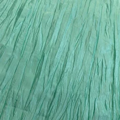 Accordion Taffeta Table Linen in Teal Green