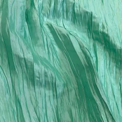 Accordion Taffeta Table Napkin in Teal Green