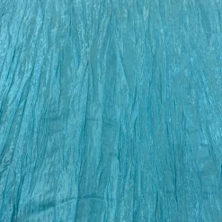 Accordion Taffeta Table Runner in Turquoise 14