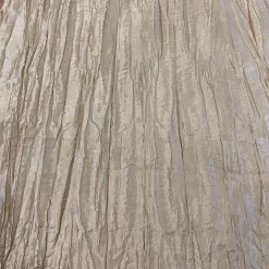 Accordion Taffeta Table Runner in Taupe Gold