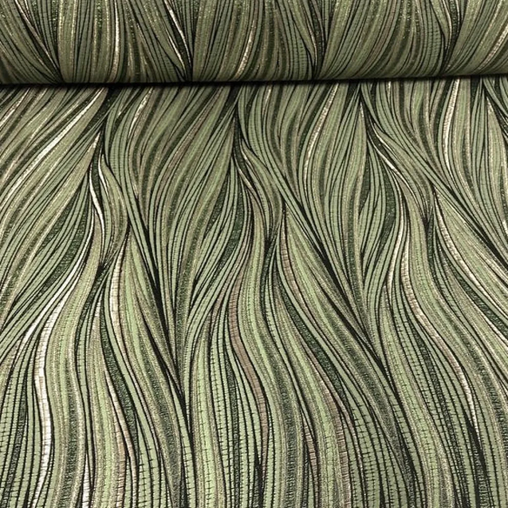 Allure Jacquard Table Linen in Green