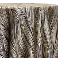 Allure Jacquard Table Linen in Taupe