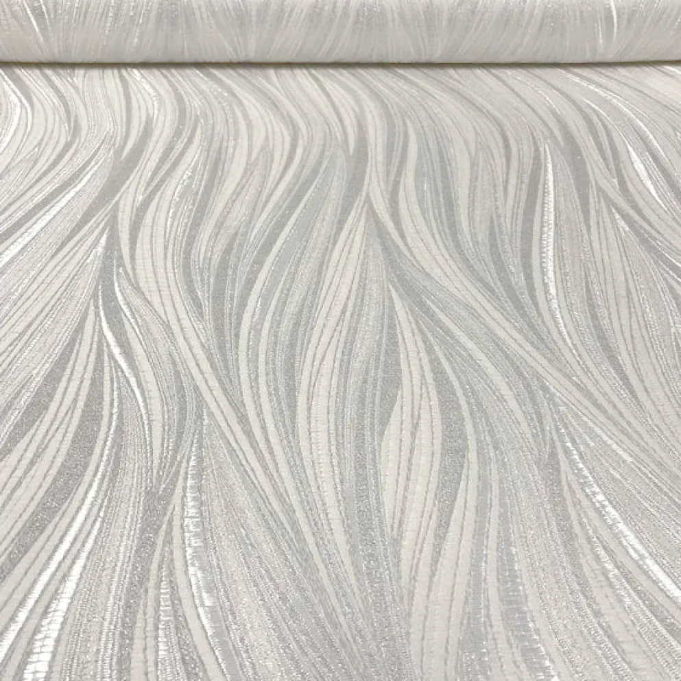 Allure Jacquard Table Napkin in White