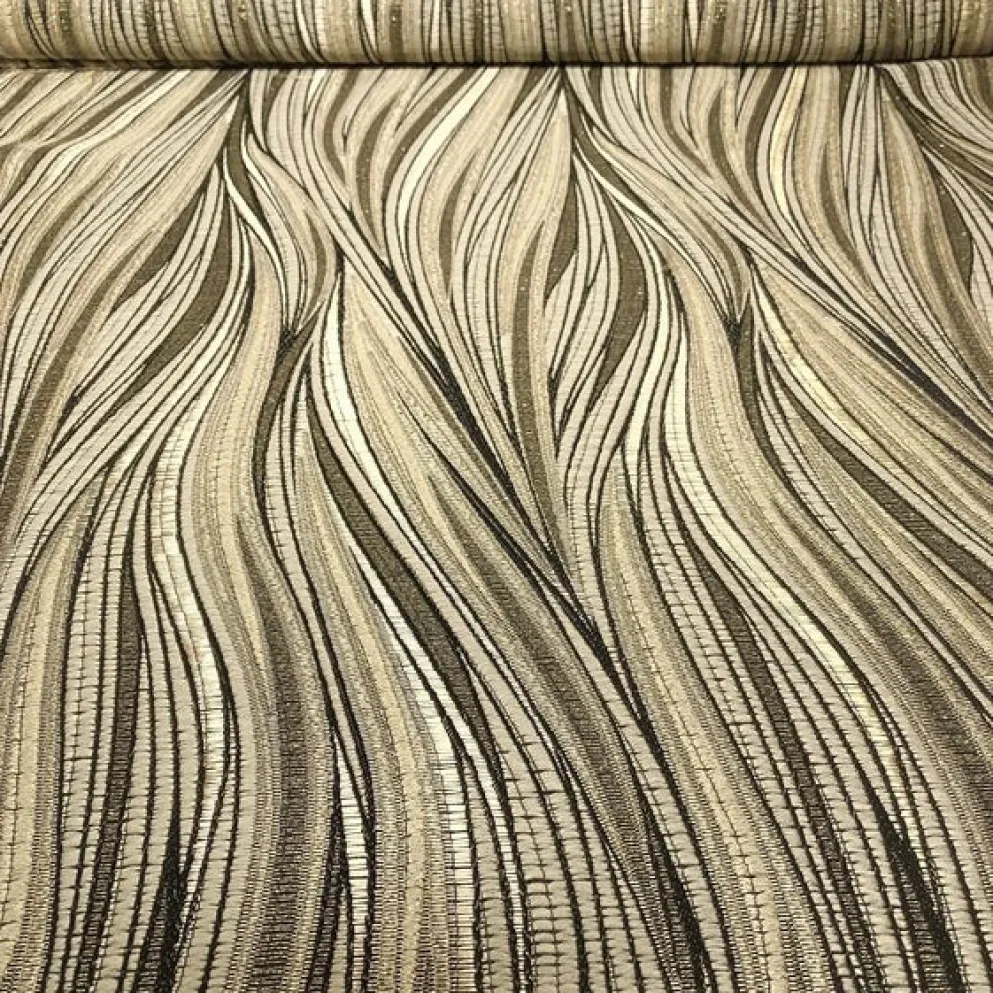 Allure Jacquard Table Napkin in Taupe