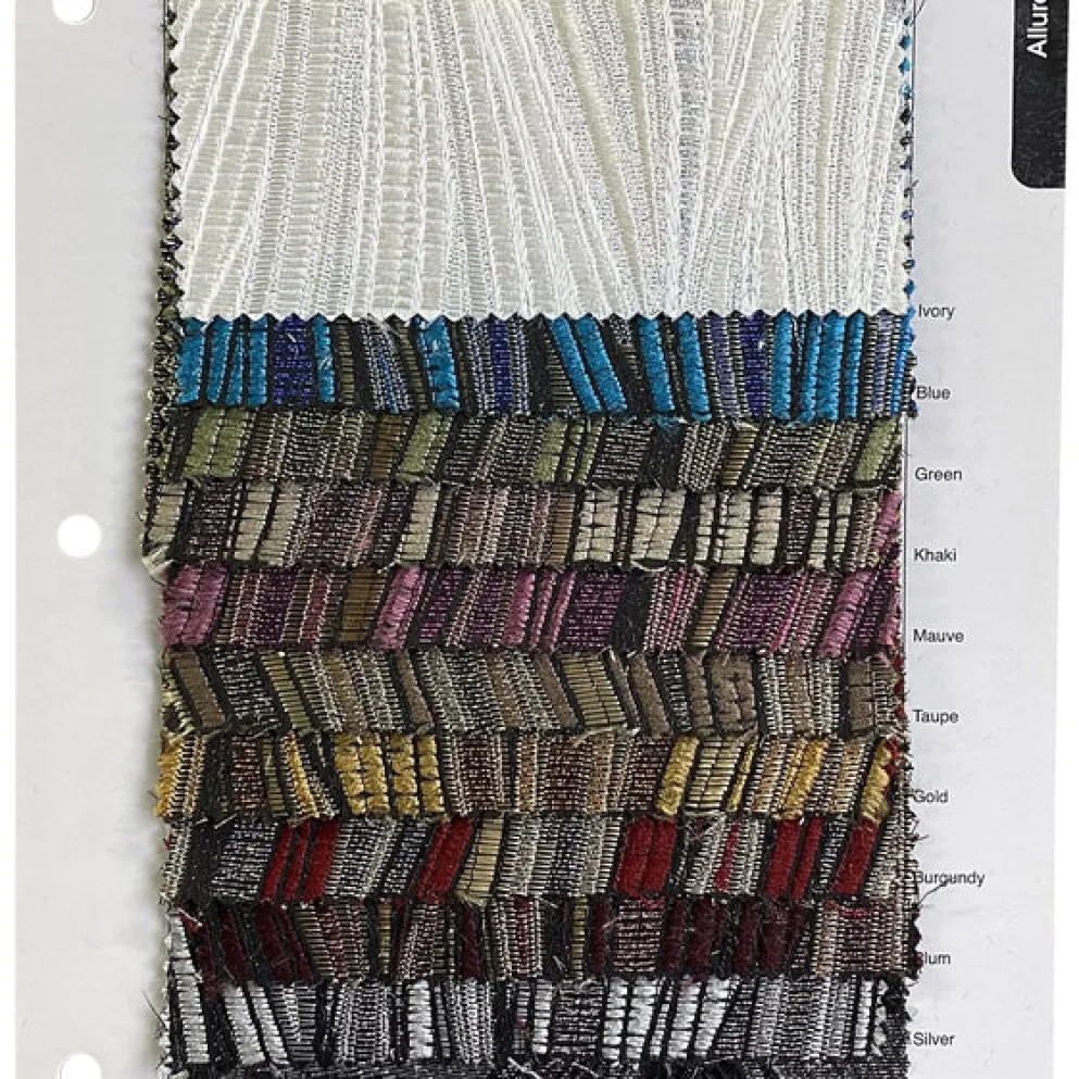 Allure Jacquard Table Runner in Ivory