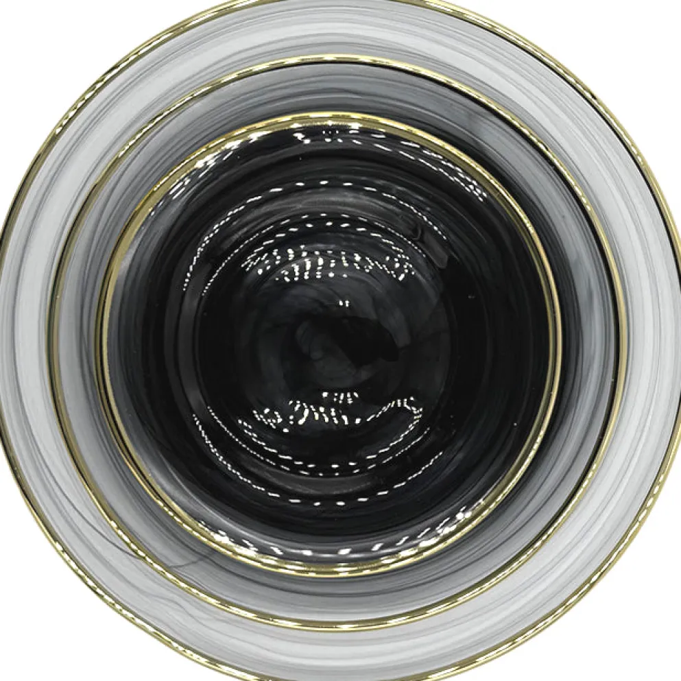 Amaya - Glass Dinnerware in Black (Item # 0350)