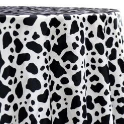 Animal Print Table Linen in Cow