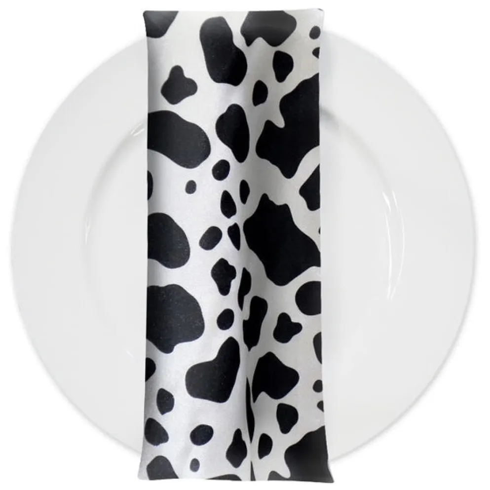 Animal Print Table Napkin in Cow