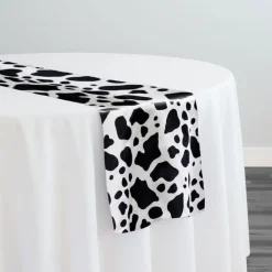 Animal Print Table Runner in Cow