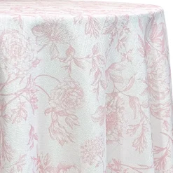 Artistry Bloom (Slub Print) Table Linen in Dusty Rose