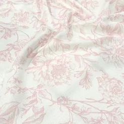 Artistry Bloom (Slub Print) Table Linen in Dusty Rose