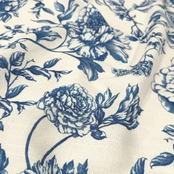 Artistry Bloom (Slub Print) Table Linen in Royal