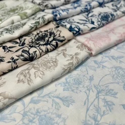 Artistry Bloom (Slub Print) Table Runner in Dusty Rose