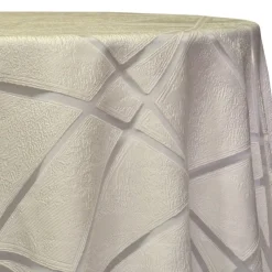 Atlas Sheer Table Linen in Ivory