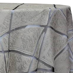 Atlas Sheer Table Linen in Silver