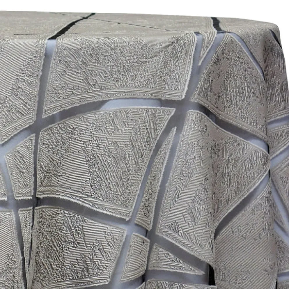 Atlas Sheer Table Linen in Silver