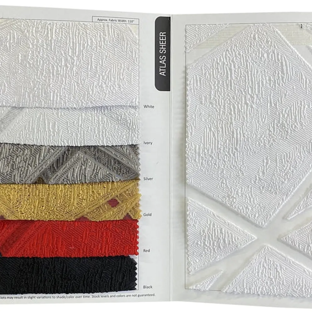 Atlas Sheer Table Linen in Silver