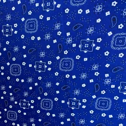 Bandana (Poly Print) Table Linen in Royal