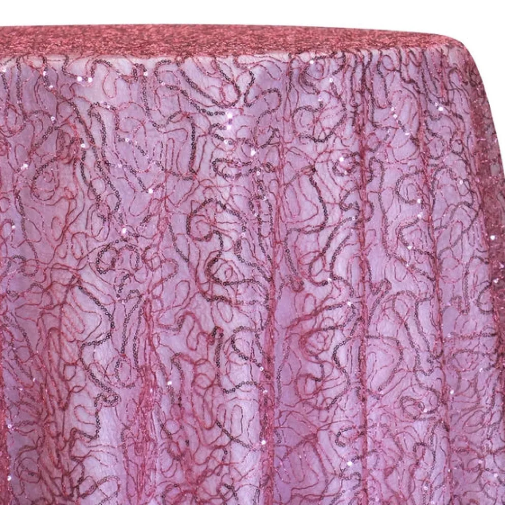 Bedazzle Table Linen in Dusty Rose