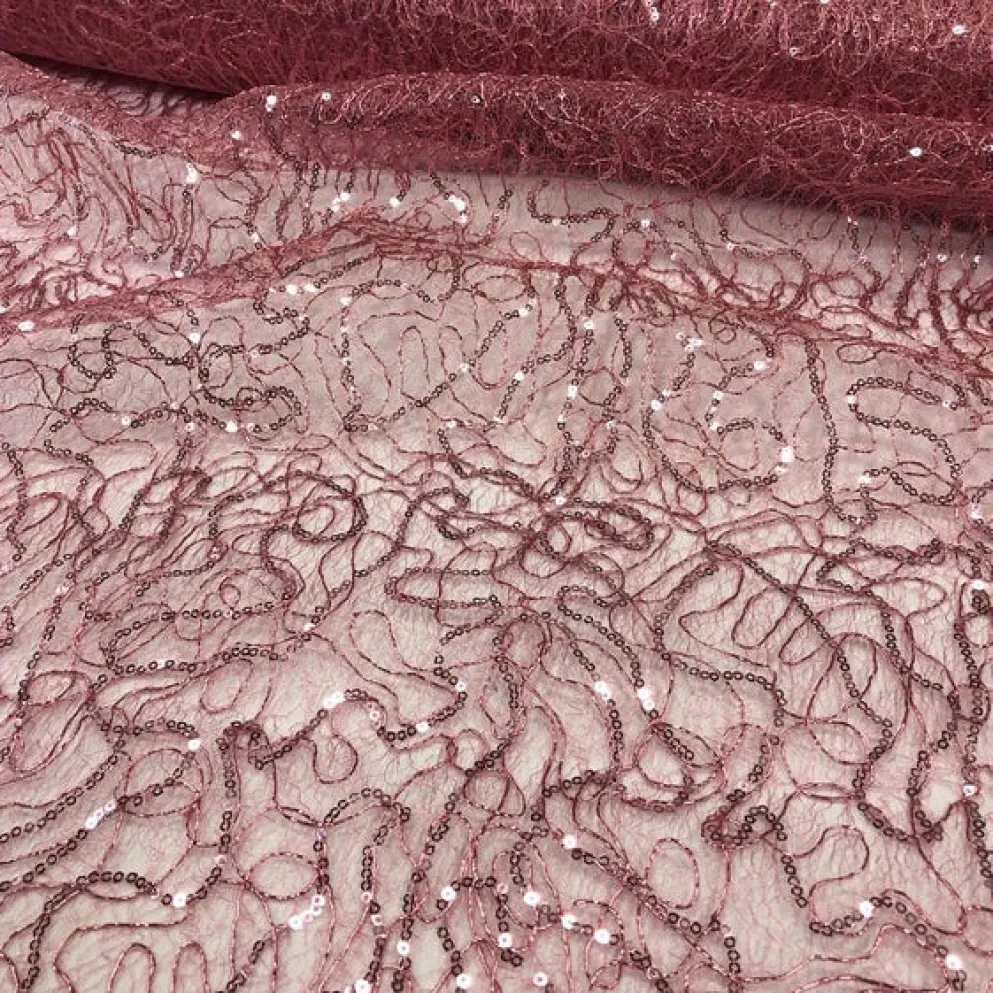 Bedazzle Table Linen in Dusty Rose