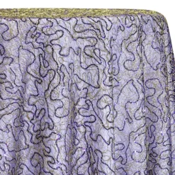 Bedazzle Table Linen in Purple and Gold