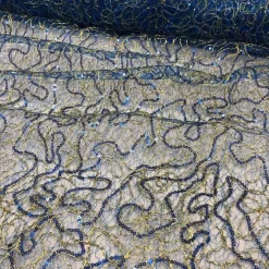 Bedazzle Table Linen in Turquoise and Gold