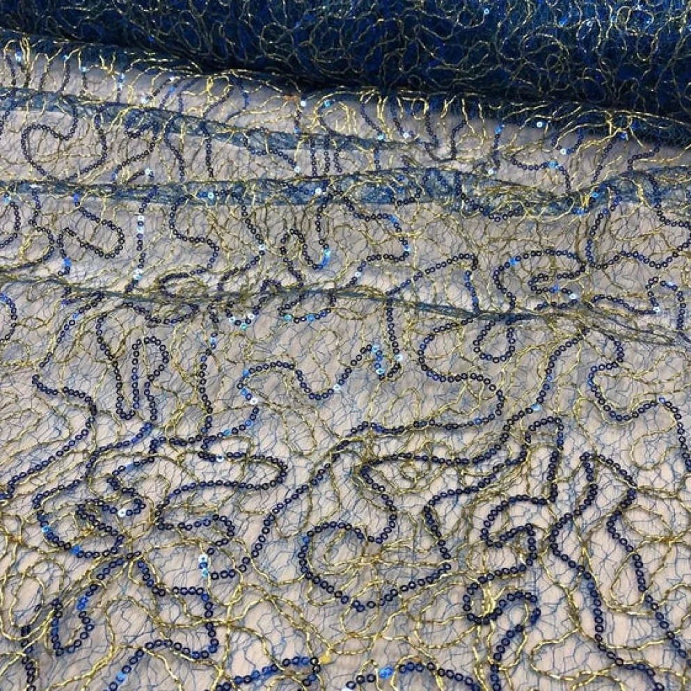 Bedazzle Table Linen in Turquoise and Gold
