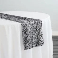 Bedazzle Table Runner in Black