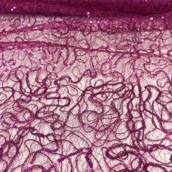 Bedazzle (w/ Poly Lining) Table Napkin in Fuchsia