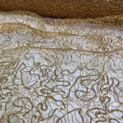 Bedazzle (w/ Poly Lining) Table Napkin in Gold 24K