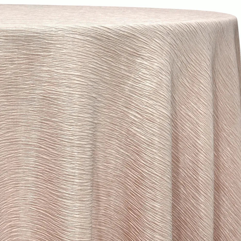 Bella Crepe Table Linen in Blush