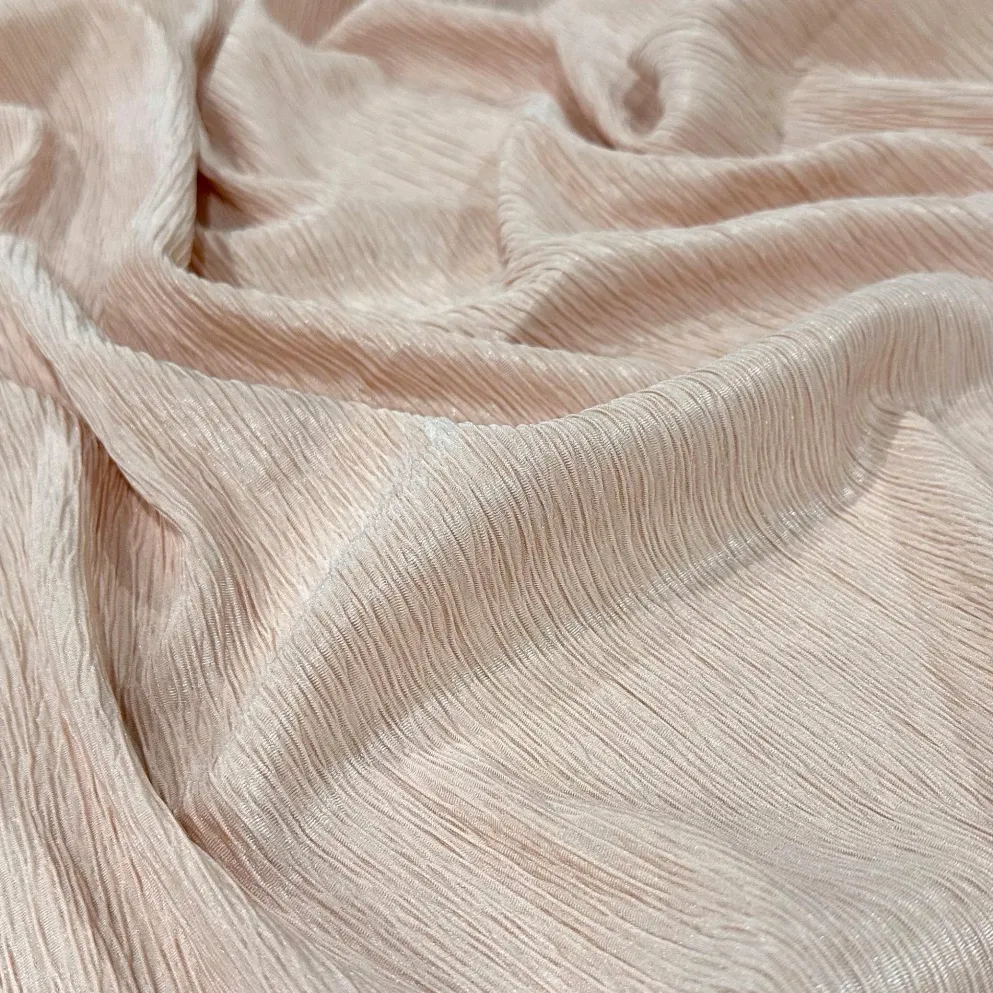 Bella Crepe Table Linen in Blush