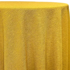 Bella Crepe Table Linen in Gold