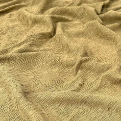 Bella Crepe Table Linen in Lt Gold