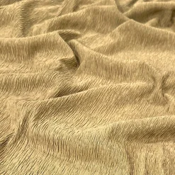 Bella Crepe Table Linen in Lt Gold