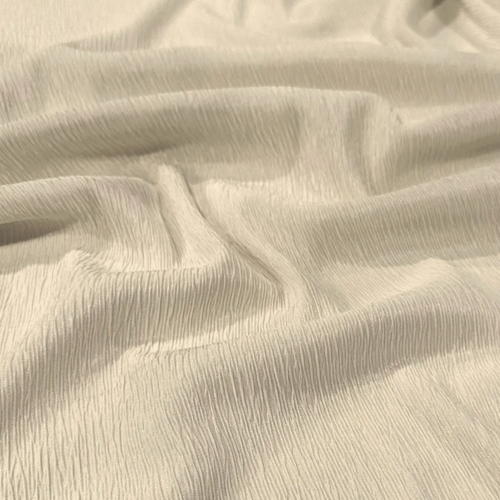 Bella Crepe Table Napkin in Bone