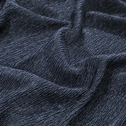 Bella Crepe Table Napkin in Navy