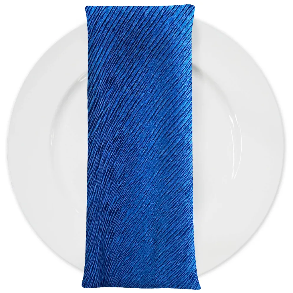 Bella Crepe Table Napkin in Royal